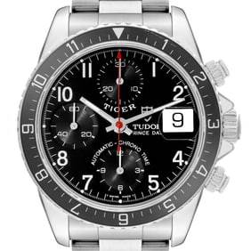 Tudor Prince Date Chrono Steel Black