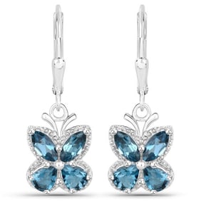 2.32 CT Genuine London Blue Topaz