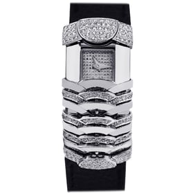 Charriol Ladies White Gold Diamond La