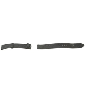 Hermes Black Ostrich Watch Strap
