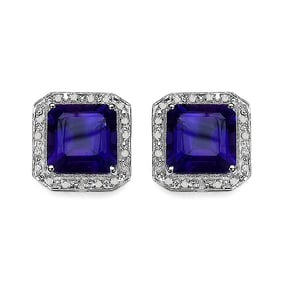 9.40 CT Genuine Amethyst and White