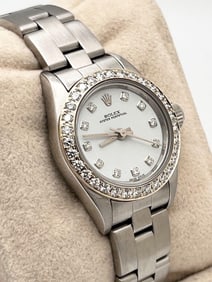 Rolex Ladies Oyster Perpetual 67194 Diamond