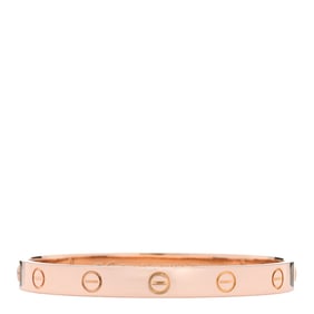 Cartier 18K Rose Gold Love Bracelet