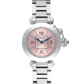Cartier Miss Pasha Steel Pink Dial