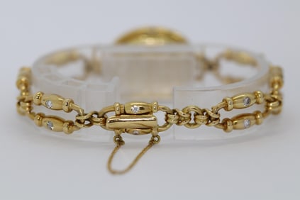 Chopard Ladies Wristwatch 18k Yellow Gold