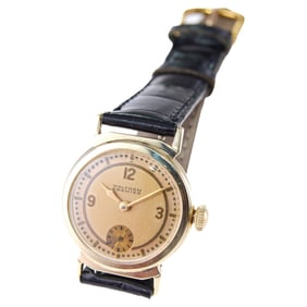 Waltham 14k Solid Gold Rare Art