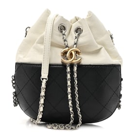 Chanel Aged Calfskin Quilted Small Gabrielle