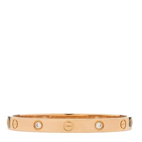 Cartier 18K Pink Gold 4 Diamond