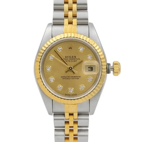 Rolex Datejust Steel Yellow Gold Diamond