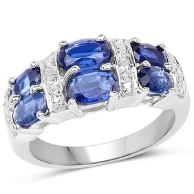 2.44 CT Genuine Kyanite 14K White