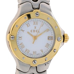 Ebel Sportwave Wristwatch E6087621 Stainless Steel