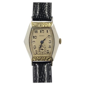Art Deco 1930s Two Color Gold