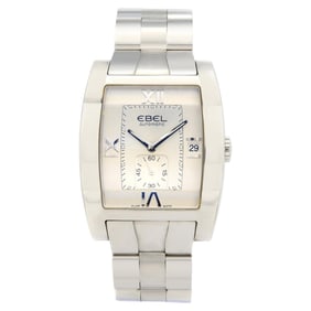 Ebel Tarawa Stainless Steel Tonneau Silver