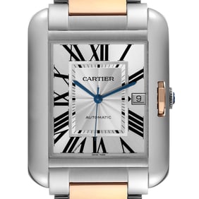 Cartier Tank Anglaise XL Steel Rose