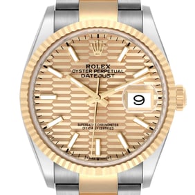 Rolex Datejust Steel Yellow Gold Golden