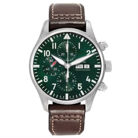 IWC Pilot Racing Green Dial Chronograph