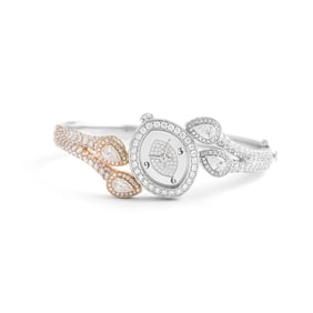 Pink & White Gold Diamond Watch