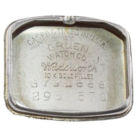 Gruen Gold-Filled Art Deco Ladies Watch