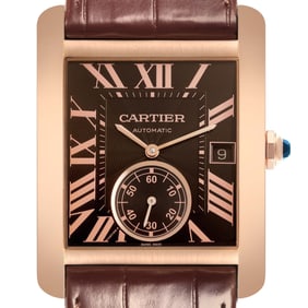 Cartier Tank MC Rose Gold Brown