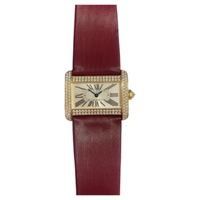Cartier Tank Divan 18k Yellow Gold