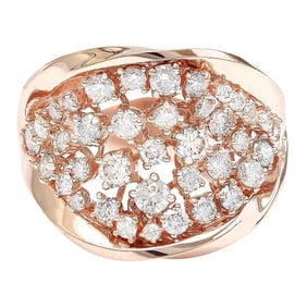 Diamond 14K Rose Gold Ring