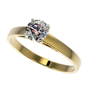 0.75 ctw Certified Quality Diamond Engagment Ring 10k Yellow Gold