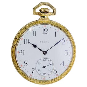 Elgin Yellow Gold Filled Art Deco