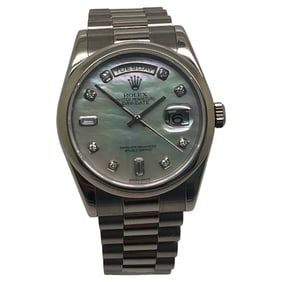 Rolex Day Date White Gold Mother