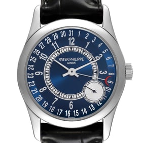 Patek Philippe Calatrava White Gold Blue