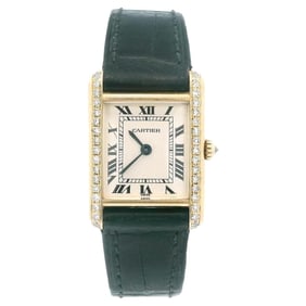 Cartier Tank Paris Diamond 18K Yellow