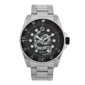 Gucci Stainless Steel 45mm Dive Snake