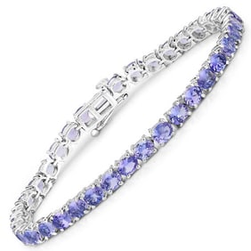 12.21 CT Genuine Tanzanite 14K White