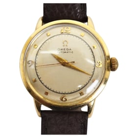 Omega 351 Fourteen Karat Yellow Gold