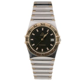 Omega Constellation Quartz Two-Tone Watch with