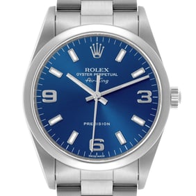 Rolex Air King 34mm Blue Dial