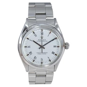 Rolex Steel Oyster Perpetual Original White