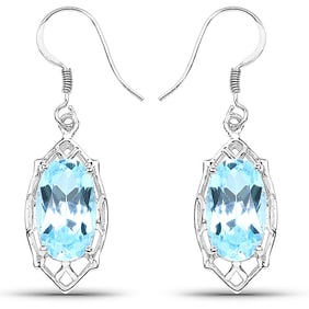 13.68 CT Genuine Blue Topaz 14K