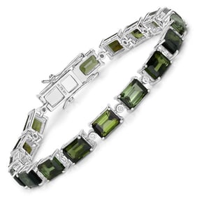 19.04 CT Genuine Green Tourmaline and