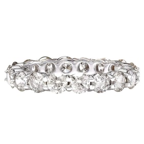 Dazzling Diamond Eternity Ring In 14