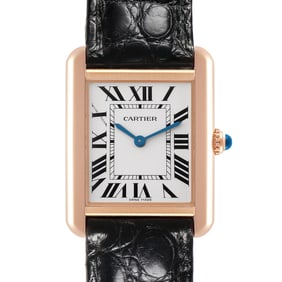 Cartier Tank Solo Rose Gold Steel