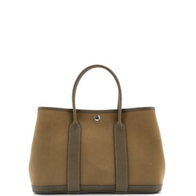Hermes Garden Party Tote Toile and