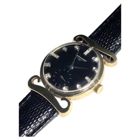 Longines 1950s Yellow Gold and Diamond
