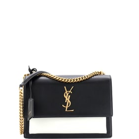 Saint Laurent Sunset Crossbody Bag Leather