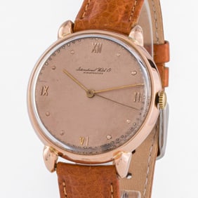 IWC Vintage Rose gold case and