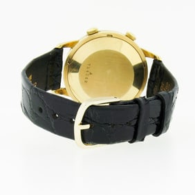 Jaeger LeCoultre 18k Gold Memovox Automatic