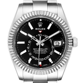 Rolex Sky-Dweller Black Dial Steel White