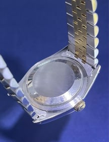 Rolex DateJust 36mm Black Dial 18K