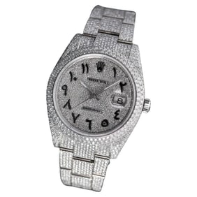 Rolex Datejust 41mm Diamond Watch with