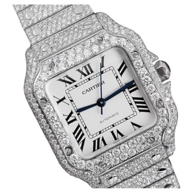 Cartier Santos De Cartier Medium Custom