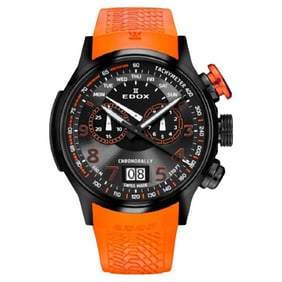 Edox Chronorally Chronograph Watch 38001TINNO3NO3